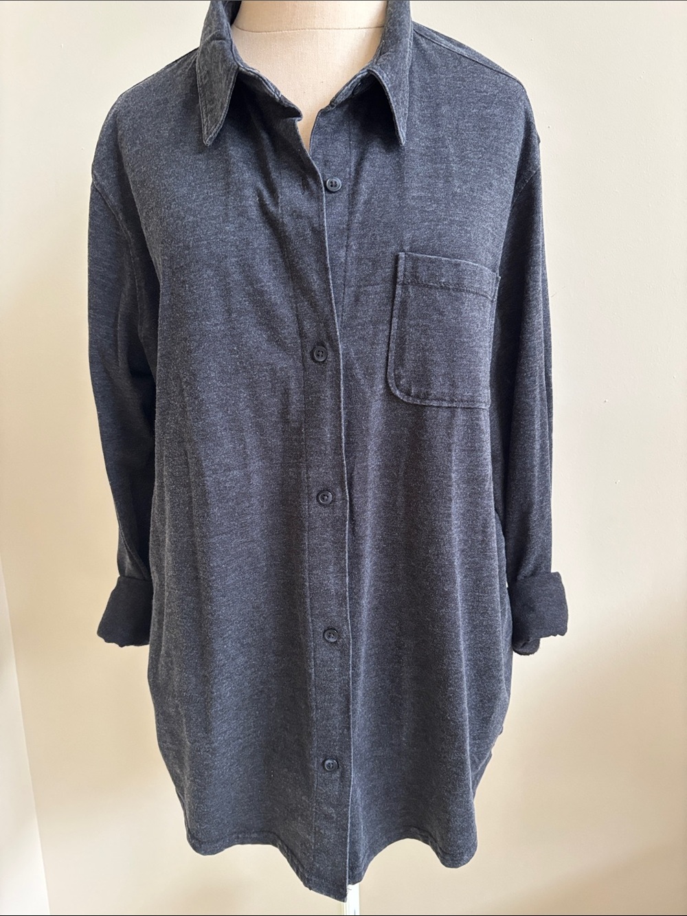 C & C California Grey “Flannel” shirt jacket